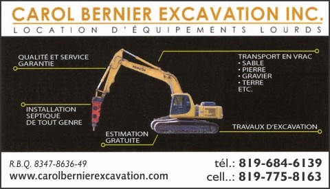 Carol Bernier Excavation