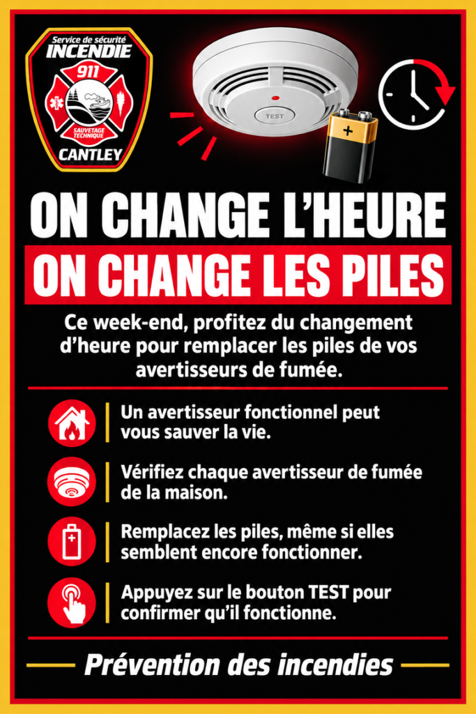INCENDIE AVERTISSEUR